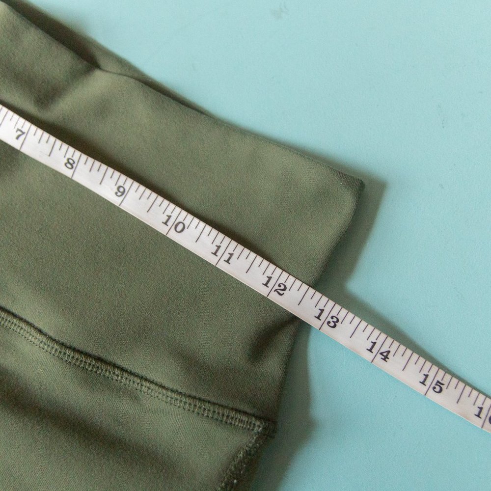 ALO Yoga Olive Green High-Waist Moto Leggings - Picture 5 of 10